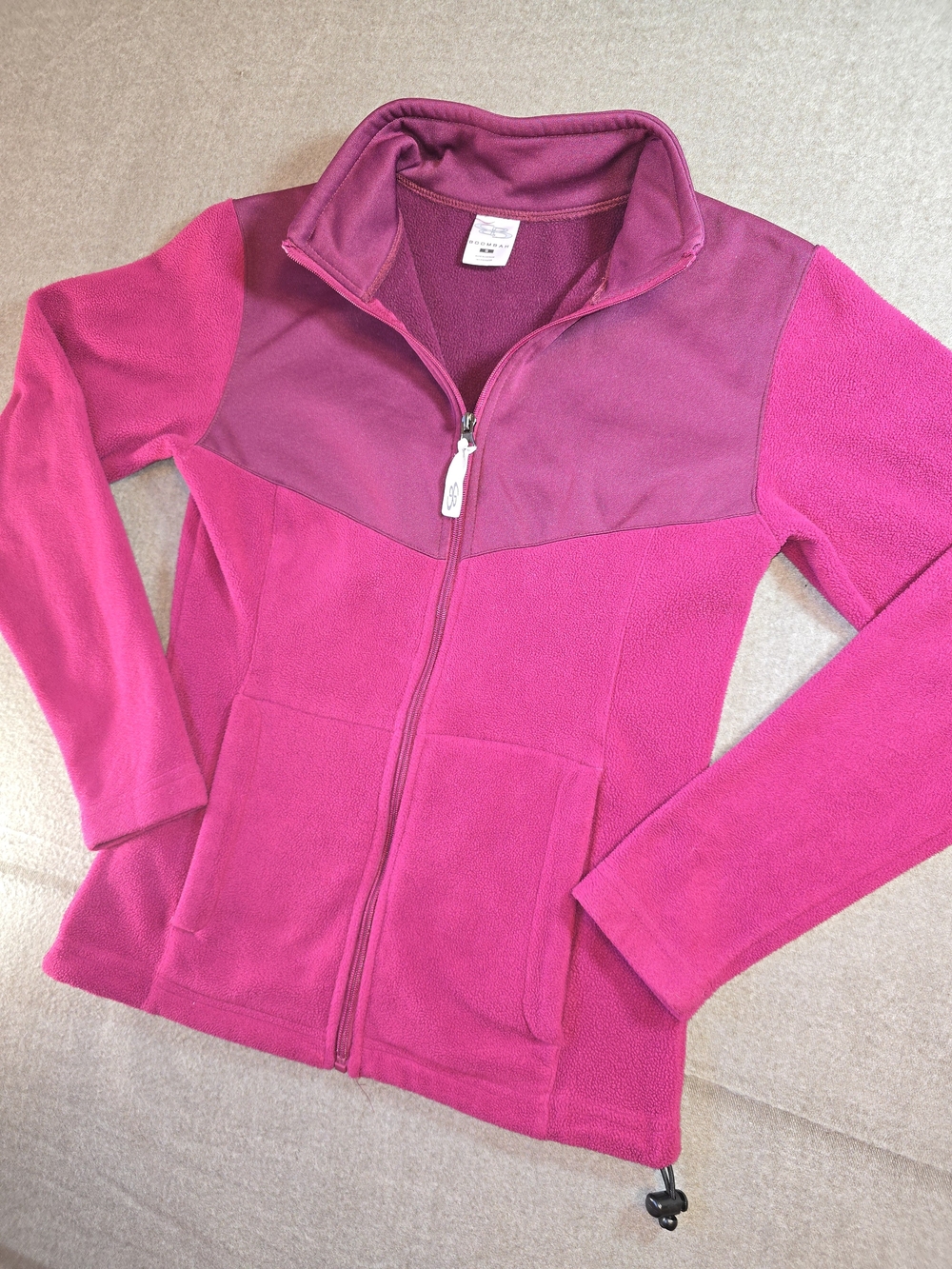 Boombah Fuschia Full-Zip Fleece Jacket  Womens Small